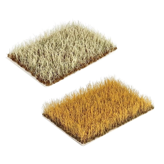 Tibvox 2PC DIY Miniature Scenery Grass Tufts for Architectural Models and Craft Projects