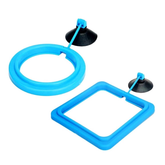 Tibvox 2pack Fish Tanks Feeders Aquariums Food Rings Buoyance Fish Feeding Circles