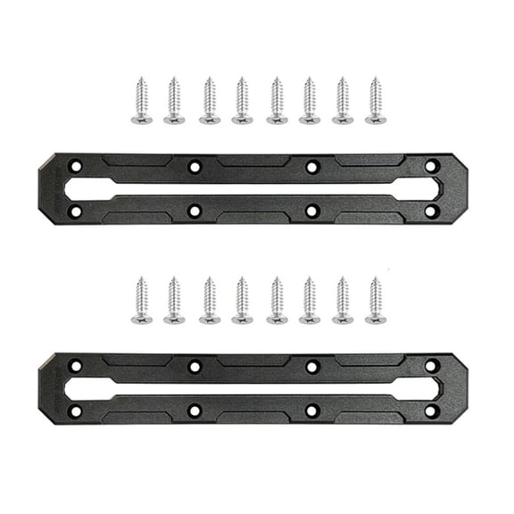Tibvox 2set Slide Track Rail Bracket Kayak Accessories Mount Track Easy to Install