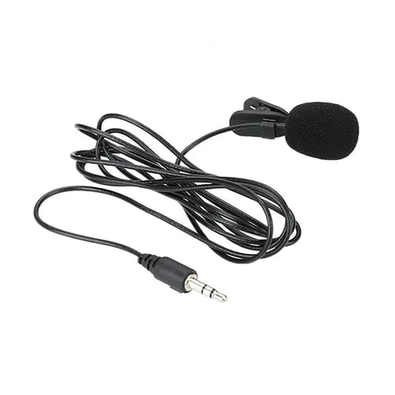 Tibvox 3.5mm Lavalier Microphone Hands-Free Mini Wired Collar Clip Mic for PC Laptop,for YouTube Video Shooting,Video Conference, Vlogging