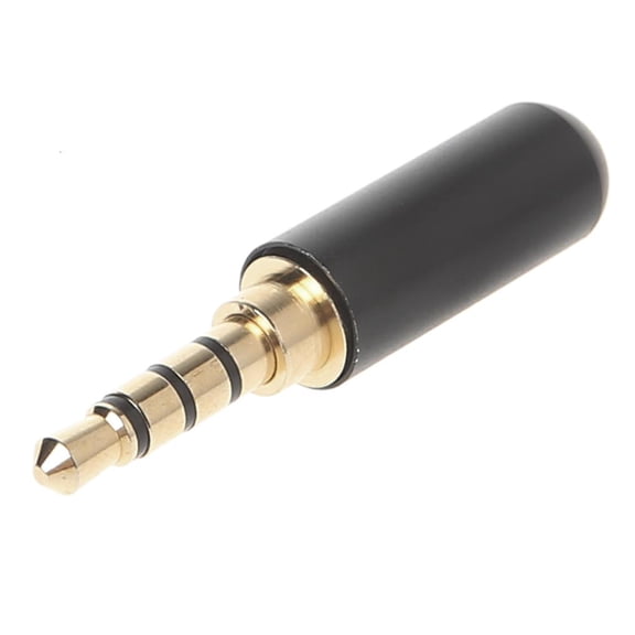 Tibvox 3.5mm Replacement Repair Plug Jack DIY Audio Cable Connector Gold-plated for Headphone Headset Earphone Cable Repair