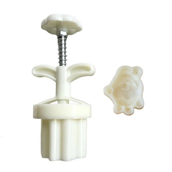Tibvox 30g Mooncake Molds Christmas Series Baking Accessories for Mid-Autumn Festival