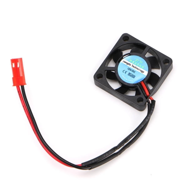 Tibvox 30x30x7mm Axial CPU Cooling Fan 12V 2pin Silent Cooling Fan CPU Cooler Chassis Radiator for Desktop Computer Fan