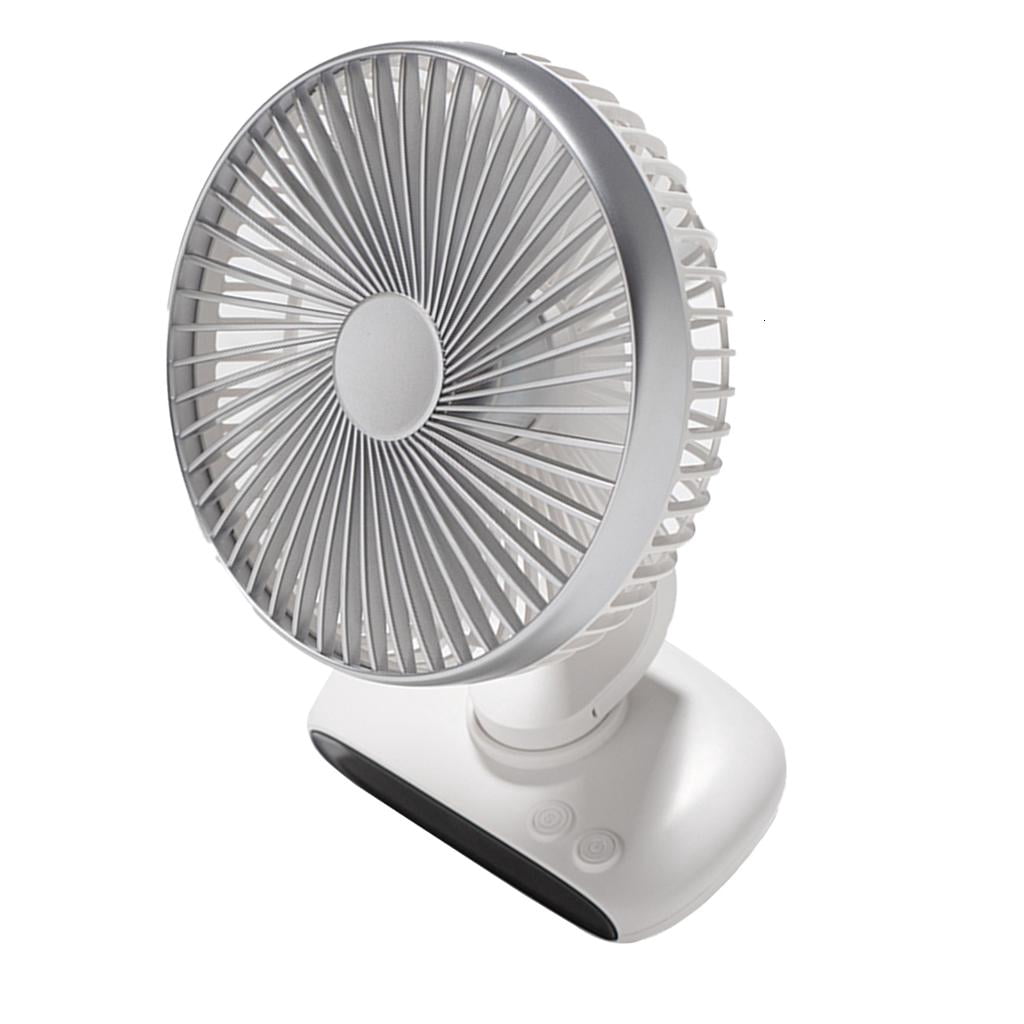 Tibvox 3600mAh USB Power Desk Fan 6 Speed Ceiling Fan Auto Oscillating Fan for Home Bathroom Kitchen