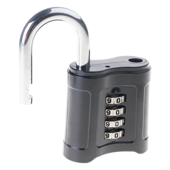 Tibvox 4 Digit Combination Lock Security Padlock for Locker, Fence, Case, Shed Durable