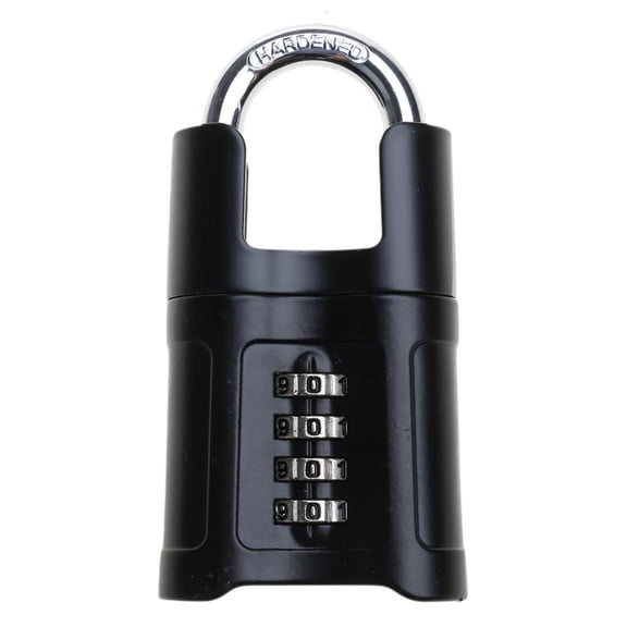 Tibvox 4 Digit Combination Lock Security Padlock for Locker, Fence, Case, Shed Enduring