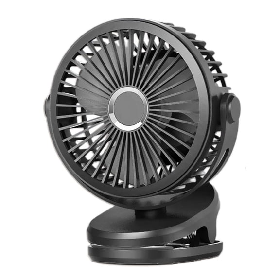 Tibvox 4 Gears USB Fan Electric Fan Desktop Bass Small Table Fan Home Office Clip Fan