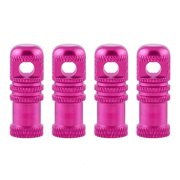 Tibvox 4pack Bicycles Tyre Valves Dust Caps Universal Valves Stem Caps Threaded Caps for Enhancing Air Retention