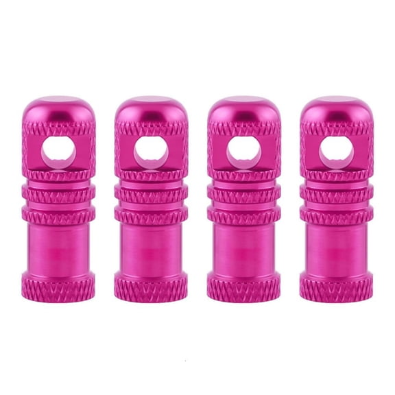 Tibvox 4pack Bicycles Tyre Valves Dust Caps Universal Valves Stem Caps Threaded Caps for Enhancing Air Retention
