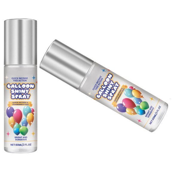 Tibvox 60ml Latex Balloon Sparkling Spray Balloon Decoration for Nighttime Parties