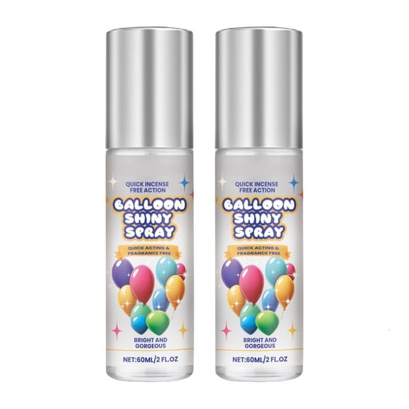 Tibvox 60ml Latex Balloon Sparkling Spray Balloon Decoration for Nighttime Parties