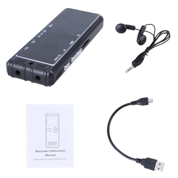 Tibvox 64GB Digital Voice Activated Recorder Dictaphone Voice Recorder Noise Reduction