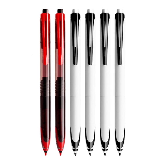 Tibvox 6Pack National Trend Roller Pen Silents Mechanism Smudge Proof Ink Perfect For Exams Office Work