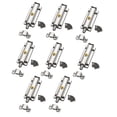 Tibvox 8Pcs Stainless Steel Automatic Spring Door Latches Bolt ...