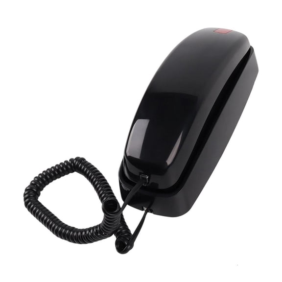 Tibvox ABS Material Corded Home Telephone With Light Up Keypad And Two Tone picks For Elderly Users