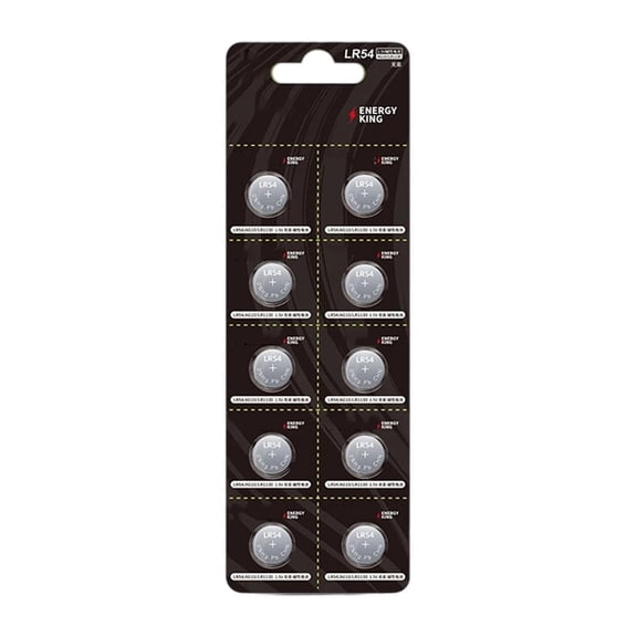 Tibvox AG10 1.5V Button Batteries 10/20-Unit High Capacity Power Supply for Daily Use