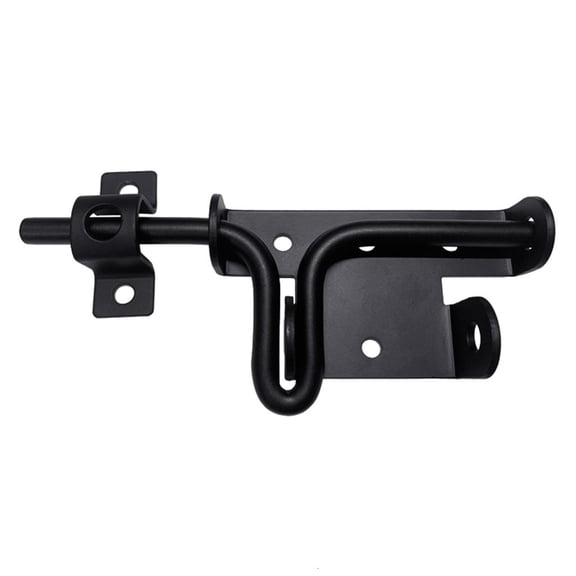 Tibvox Against Oxidation Black Sliding Door Screw With Lock Hole Additional Privacy For Home Safety