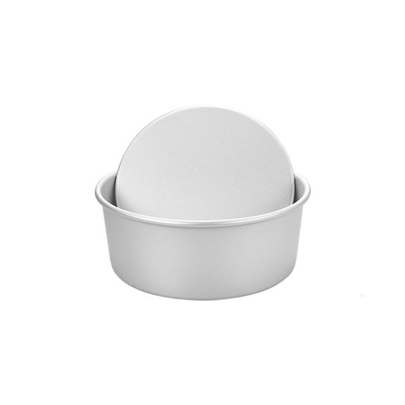 Tibvox Aluminium Cookie Cake Pans with Removable Bottom Nonstick Cake Baking Mold