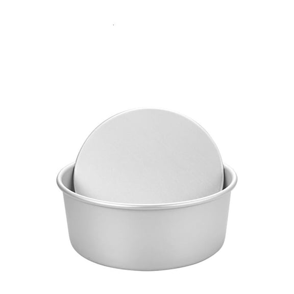 Tibvox Aluminium Cookie Cake Pans with Removable Bottom Nonstick Cake Baking Mold