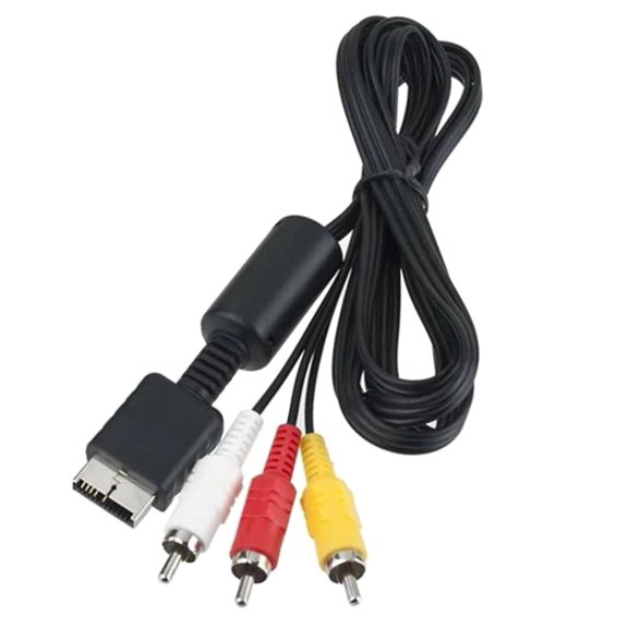 Tibvox Audio Video Cable for for Console AV Cable Audio Video AV Stereo Adapter
