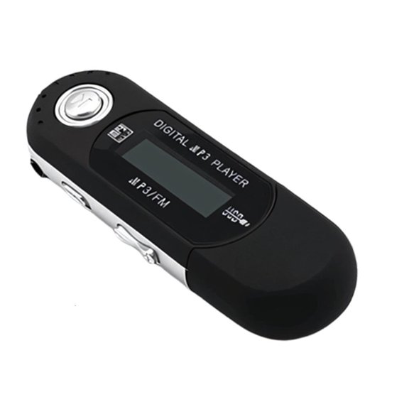 Tibvox Battery Operated MP3 Music Player Featuring Direct USB Connection And Expandable Memory Via TF Card