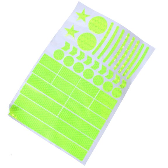 Tibvox Bicycles Motocycle Night Safety Warning Sticker Strong Reflective Sticker