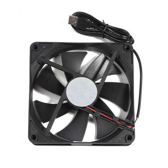Tibvox CPU Cooling Fan 140x140mm PC-Server USB CPU Cooler Radiator CPU Cooling Fan