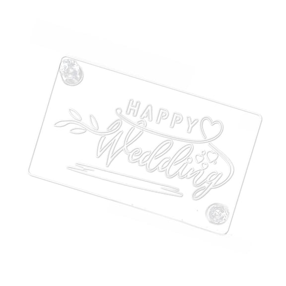 Tibvox Cake Painting Template Top Word Happy Birthday Stamping Sprays Stencil Cake Decorating Mould for Baking Biscuits Bread