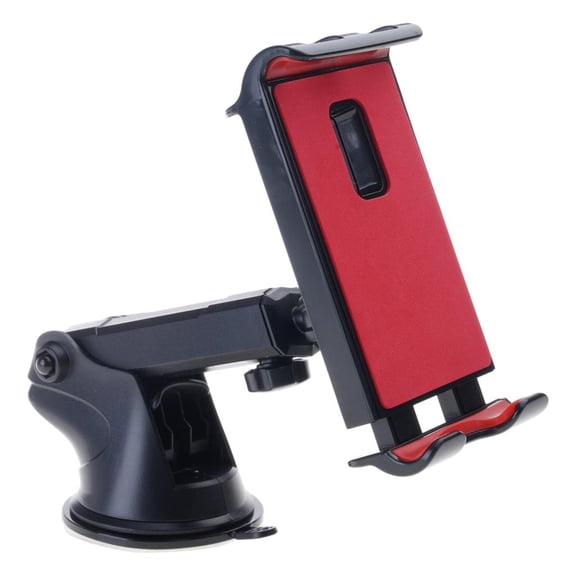 Tibvox Car Dashboard Phone Tablets Holder Rotating Suction Cup Stand Windscreen Mounted Phone Holder Clip