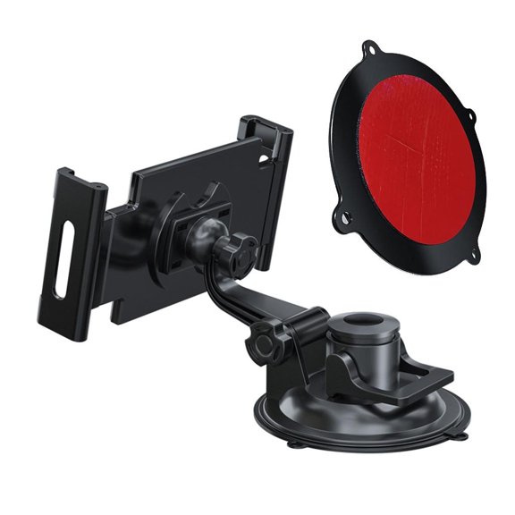 Tibvox Car Tablet Holder Universal 360 Rotation Car Windshield Suction Cup Mount Holder