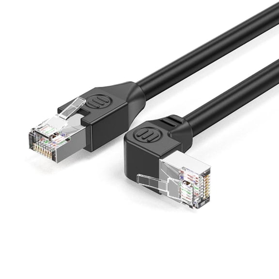 Tibvox Cat5e Internet Cable with RJ45 Connectors Cat5e Ethernet Networking Cable Improve Signal Wiring for Multiple Device