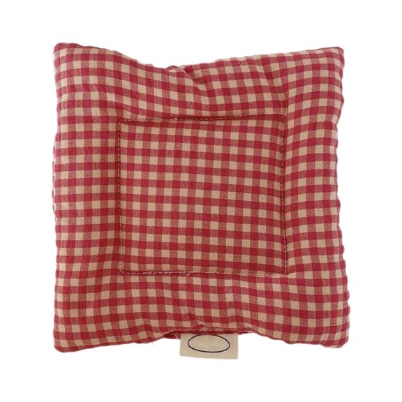 Tibvox Checkered Print Coasters Thick Quilted Fabric Small Square Cushions Kitchen Mat