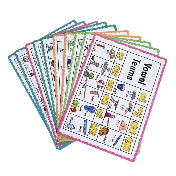 Tibvox Childrens Phonics Learning Posters Wall Charts Alphabets Sound Teaching Tools