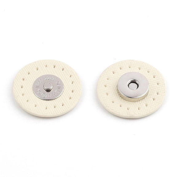 Tibvox Circle Sew-on Magnetic Button Bag Clasp Snaps Metal Fastener Sewing Craft DIY