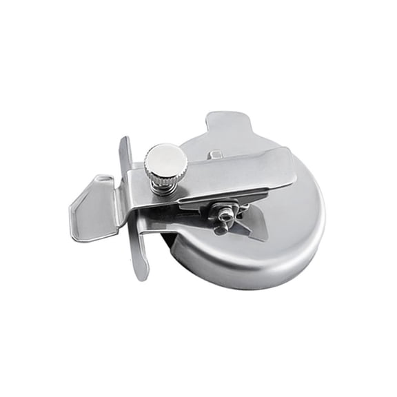 Tibvox Circular Metal Magnetic Seam Guide Adjustable Thickness Sewing Machine Seam Guide For Straight and Curved Stitching