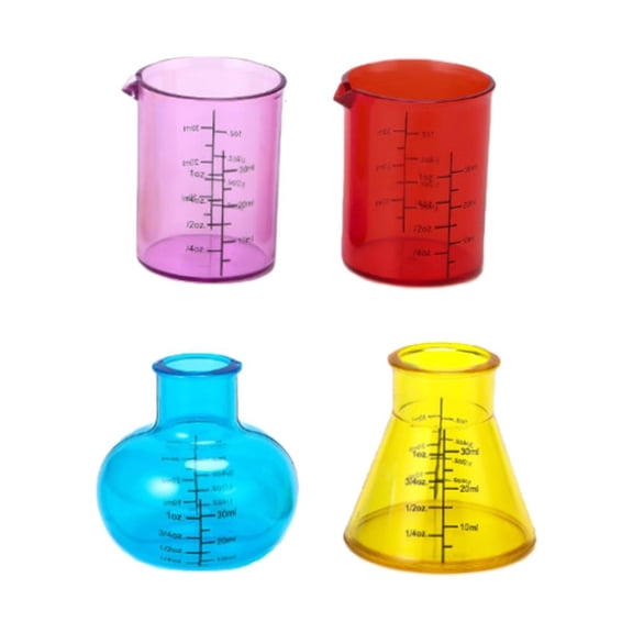 Tibvox Clear ABS Measuring Cup Liquid Measurement Tool for Liquid Resin Paint Cooking