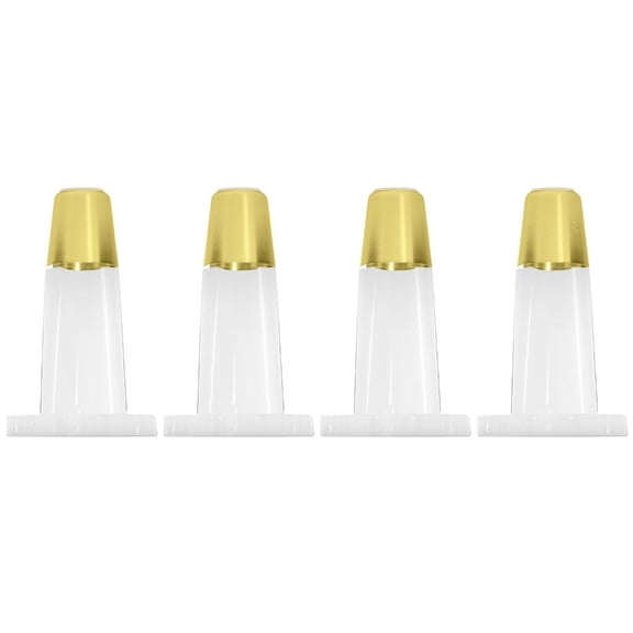 Tibvox Clear Acrylic Furniture Legs Multifunctional for Sofa Desk Cabinet Stability
