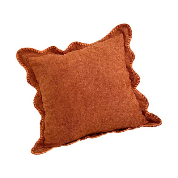Tibvox Cloud Plush Cushion Cover Removable Washable for Sofa Chair Home Decoration Accessories
