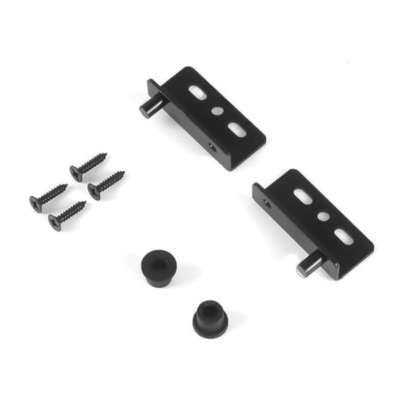 Tibvox Cold Rolled Steels Corner Code Fastener Heavy Duty Concealed Shaft Door Hinges L Shape Corner Bracket Easy to Use