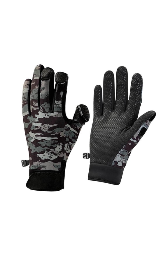 Tibvox Cold Weather Gloves For Fishing Hunting Screen Touch Friendly Design