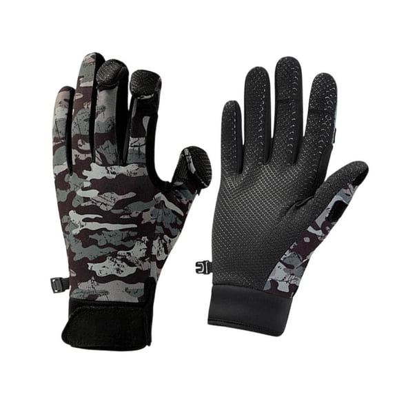 Tibvox Cold Weather Gloves For Fishing Hunting Screen Touch Friendly Design