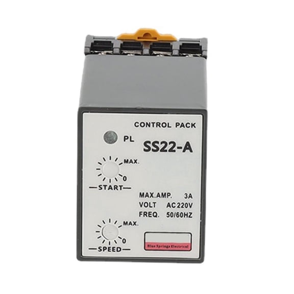 Tibvox Compact IC Circuit Speed Controller SS22 Motor Governor for Single Phase Motors with Wide Speed Ranges High Accuracy