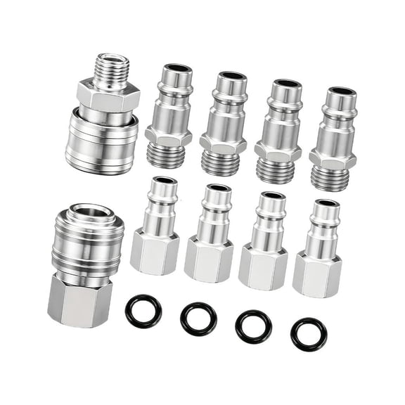 Tibvox Compressor Repair Parts Set, 10 Piece Female Sleeve Air Line Kit