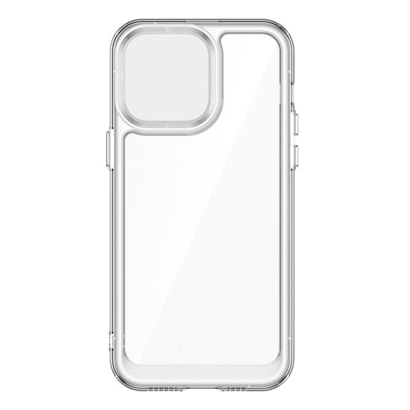 Tibvox Crystal Case for Phone 14/14 Plus/14 Pro/14 Pro Max Non-Yellowing Shockproof Protective Phone Case Slim Thin