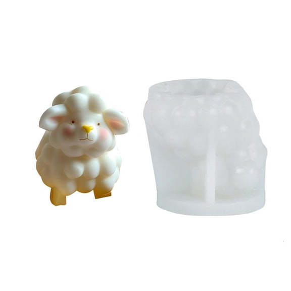 Tibvox Cute Sheep Mold for Chocolate Candy Innovative Sheep Shaped Cake Baking Molds Practical Molds for Baking Enthusiasts