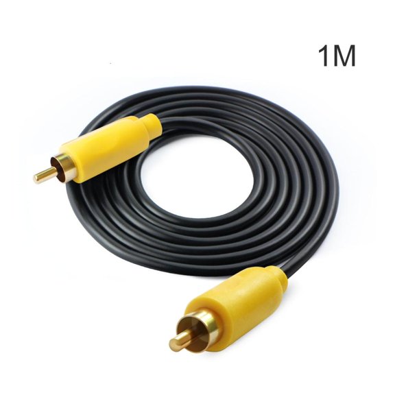 Tibvox Digital Audio Cable Spdif RCA To RCA Male To Male Coaxial Cable Connector Cable