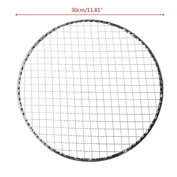 Tibvox Disposable BBQ Barbecue Grill Basket Mesh Wire Net Meat Fish Vegetable Tool Hot