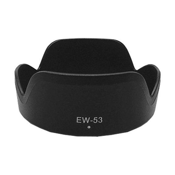 Tibvox EW-53 49mm EW53 Lens Hood Reversible Camera Lente Accessories for EF-M 15-45mm f/3.5-6.3 IS for STM Lens DSLR Camera