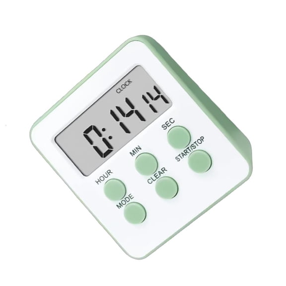 Tibvox Easy To Read Large Screen Kitchen Clock LED Display Cooking Stopwatch Multifunctional Time Management Tool for Students