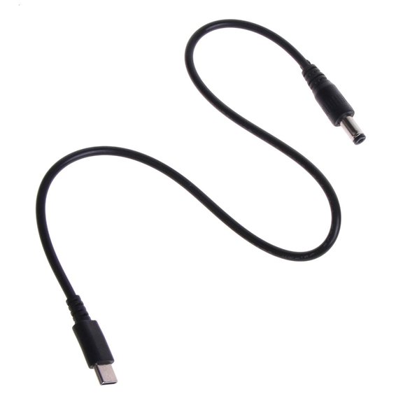 Tibvox Efficient USB C Male To DC5.5x2.1mm Male Power Cord For Charging Electronics
